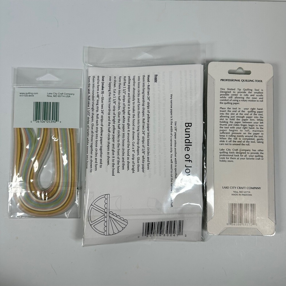 Quilling Lake City Craft Bundle of Joy Kit #247 | Paper Pack | 3/16" Slot Tool - Picture 8 of 9